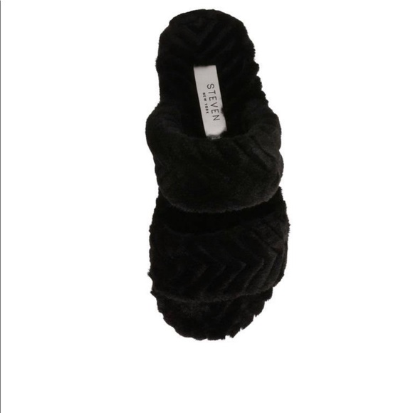 STEVEN New York french black slide Size 8 - Picture 3 of 5